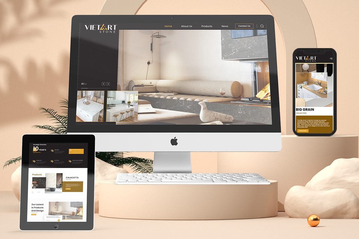 VietStone Website – Trusted & Quality Building Stone Supplier