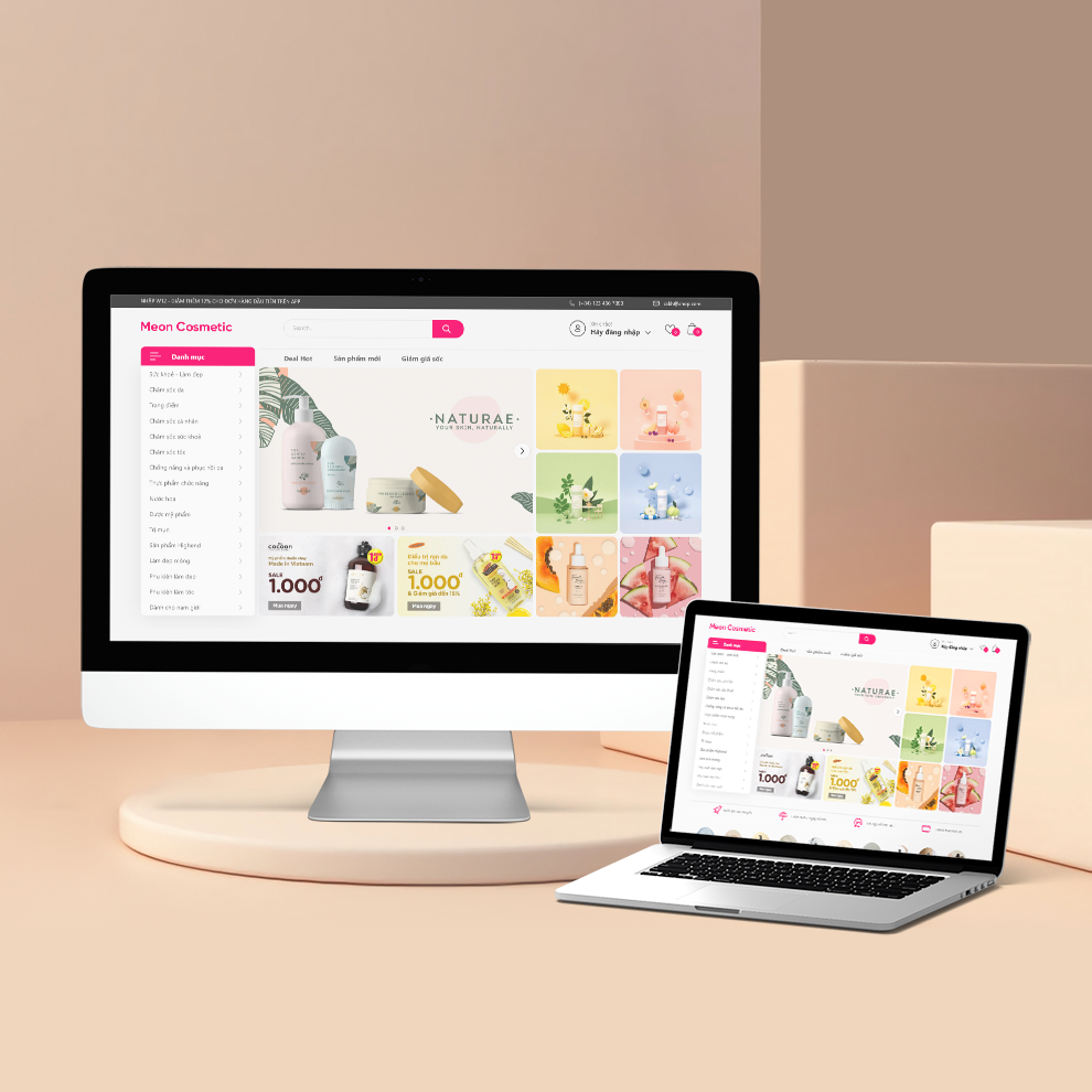 mockup website