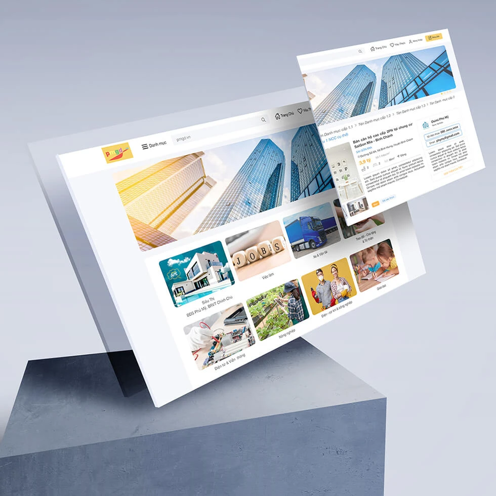 mockup website